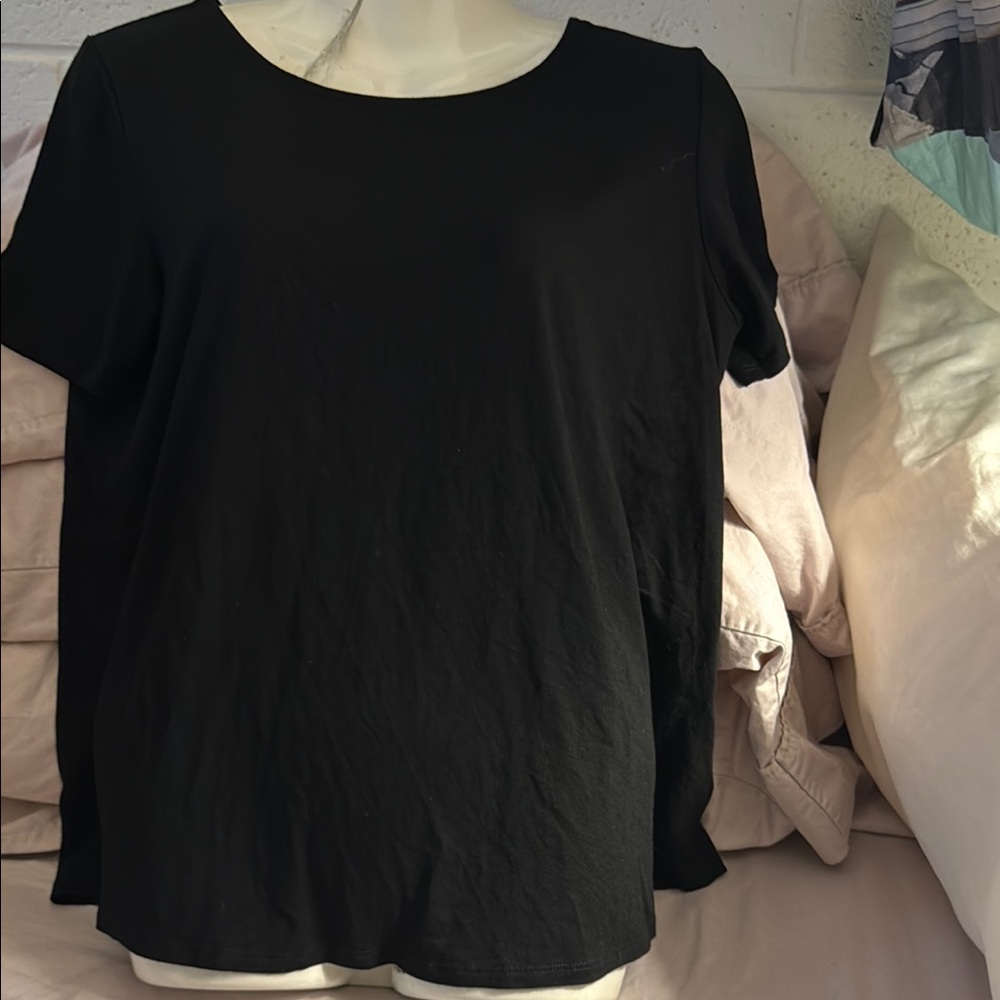 Black Short Sleeve T-Shirt Classic Style